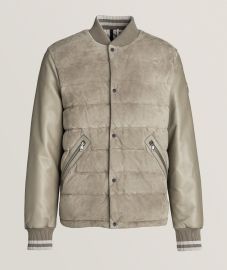 Moncler Chalanches Goat Leather Bomber Coats Harry Rosen at Harry Rosen